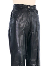 Lillie Rubin Leather Pants Bottom arcadeshops.com