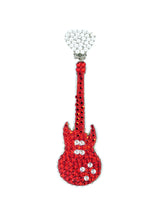 Richard Kerr Rhinestone Guitar Earrings Accessory arcadeshops.com