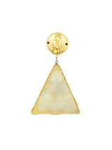 Rhinestone Studded Geometric Drop Earrings Accessory arcadeshops.com