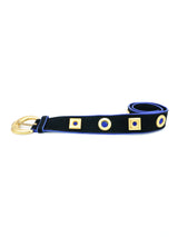 Escada Embellished Cobalt Suede Belt Accessory arcadeshops.com