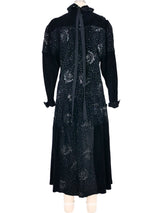 Embossed Suede Patchwork Dress Dress arcadeshops.com