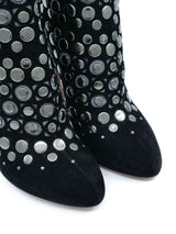 Alaia Studded Suede Boots, 37.5 Accessory arcadeshops.com