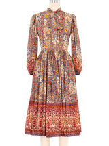 Chiffon Tapestry Printed Dress Dress arcadeshops.com