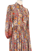Chiffon Tapestry Printed Dress Dress arcadeshops.com