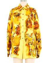 Hermes Concerto Silk Blouse Top arcadeshops.com