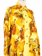 Hermes Concerto Silk Blouse Top arcadeshops.com
