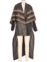 Issey Miyake Convertible Metallic Kimono Jacket arcadeshops.com