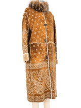 Embossed Suede Penny Lane Coat Outerwear arcadeshops.com