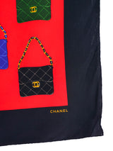 Chanel Handbag Silk Scarf Accessory arcadeshops.com