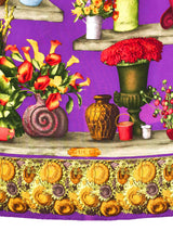 1987 Gucci Sunflower Silk Scarf Accessory arcadeshops.com