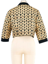 1960s Chain Brocade Cropped Jacket Jacket arcadeshops.com