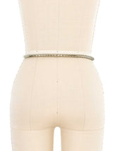 Whiting and Davis Silvertone Snake Chain Belt Accessory arcadeshops.com