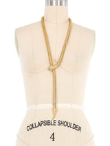 Goldtone Snake Chain Belt Accessory arcadeshops.com