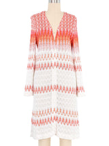 Missoni Chevron Knit Cardigan Jacket arcadeshops.com