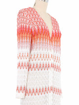 Missoni Chevron Knit Cardigan Jacket arcadeshops.com