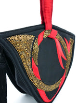 Bob Mackie French Horn Satin Wristlet Accessory arcadeshops.com