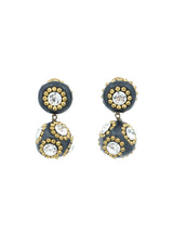 Crystal Drop Ball Earrings Accessory arcadeshops.com