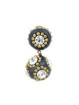 Crystal Drop Ball Earrings Accessory arcadeshops.com