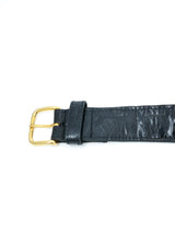 Multi Chain Embossed Leather Waist Belt Accessory arcadeshops.com