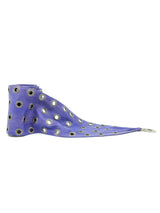 1980s Purple Leather Grommet Belt Accessory arcadeshops.com