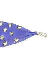 1980s Purple Leather Grommet Belt Accessory arcadeshops.com