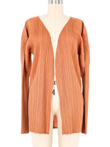 Issey Miyake Pleats Please Copper Plisse Jacket Jacket arcadeshops.com