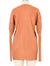 Issey Miyake Pleats Please Copper Plisse Jacket Jacket arcadeshops.com