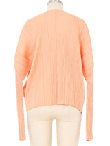 Issey Miyake Pleats Please Peach Plisse Jacket Jacket arcadeshops.com