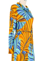 1960s Leonard Geometric Silk Jersey Dress Dress arcadeshops.com