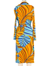 1960s Leonard Geometric Silk Jersey Dress Dress arcadeshops.com