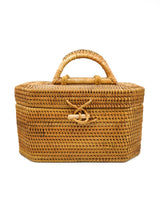 Tan Wicker Basket Bag Accessory arcadeshops.com