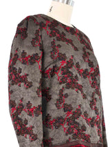 Dries Van Noten Fringed Brocade Tunic Top arcadeshops.com