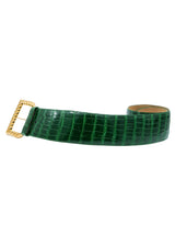 Kleinberg Sherrill Green Alligator Belt Accessory arcadeshops.com