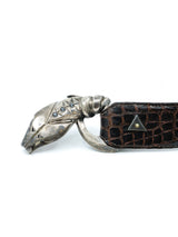 Snake Buckle Embossed Belt Accessory arcadeshops.com