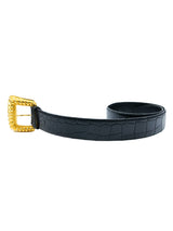 Kleinberg Sherrill Black Alligator Belt Accessory arcadeshops.com