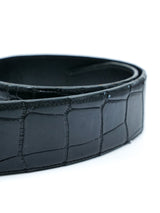 Kleinberg Sherrill Black Alligator Belt Accessory arcadeshops.com
