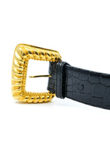 Kleinberg Sherrill Black Alligator Belt Accessory arcadeshops.com