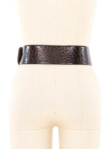 Donna Karan Crocodile Waist Belt Accessory arcadeshops.com