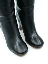 Celine Heeled Leather Boots, 37.5 Accessory arcadeshops.com