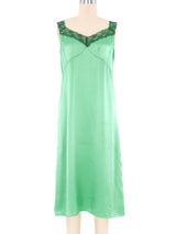 Dirk Van Saene Emerald Slip Dress Dress arcadeshops.com