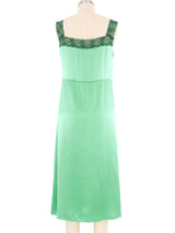 Dirk Van Saene Emerald Slip Dress Dress arcadeshops.com