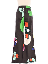 Walter Van Beirendonck Art Printed Flared Trousers Bottom arcadeshops.com