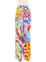 Dolce And Gabbana Carretto Silk Trousers Bottom arcadeshops.com