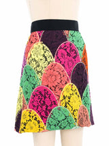 Dolce And Gabbana Patchwork Lace Mini Skirt Bottom arcadeshops.com