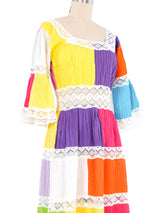 Patchwork Mexican Wedding Dress Dress arcadeshops.com