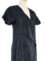 Maison Martin Margiela Wrinkle Texture Black Dress Dress arcadeshops.com