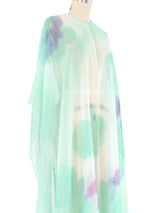 Airbrushed Dove Chiffon Cape Jacket arcadeshops.com