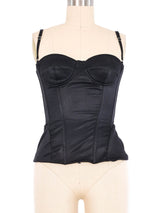 Dolce And Gabbana Satin Bustier Top arcadeshops.com