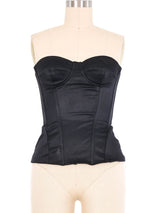 Dolce And Gabbana Satin Bustier Top arcadeshops.com