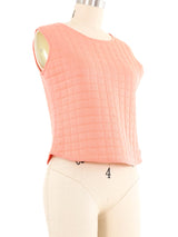 2000 Chanel Salmon Quilted Top Top arcadeshops.com